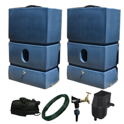 2 x 1500 Litres Easy Connect System Bluestone