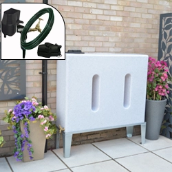 Rainwater Harvesting 400 Litres Easy Connect White Marble