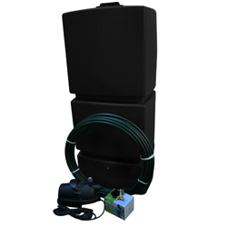 Easy Connect Rainwater System 825 Litres In Black