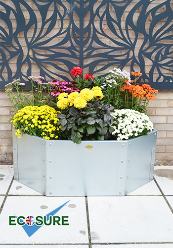 Haslingfield Galvanised Planter