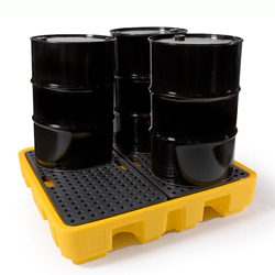 Plastic Pallet 4 Drum Polyethylene