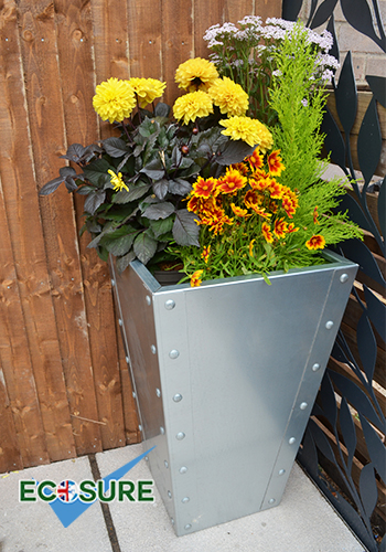 Galvanised Steel Planter