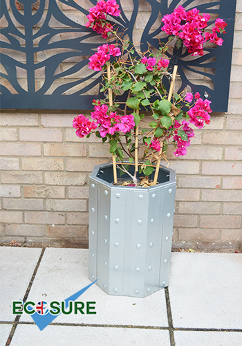 Therfield Galvanised Planter