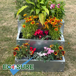 The Three Tier Galvanised Planter