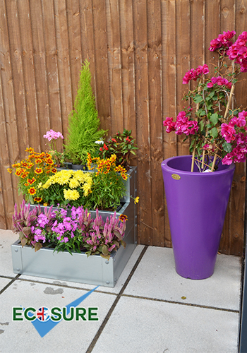 The Three Tier Galvanised Planter