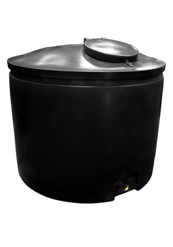 2300 Litre Water Tank Black