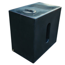 500 Litre Water Tank Wide In Black