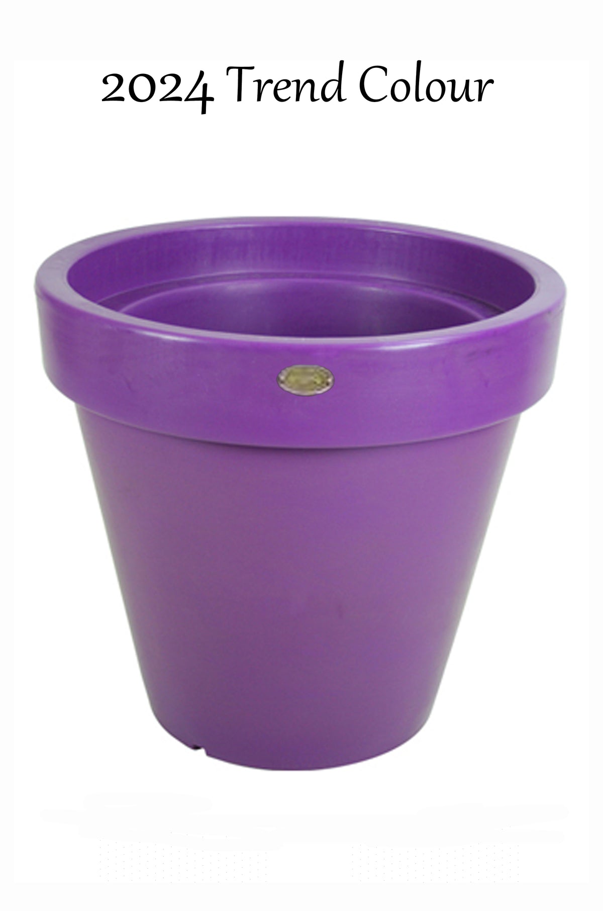 Classic Garden Planter In Purple