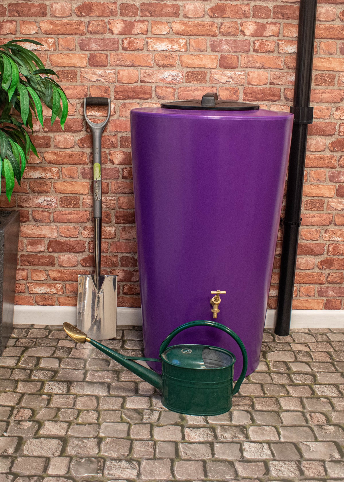 200 Litre Just Water City Water Butt - Purple